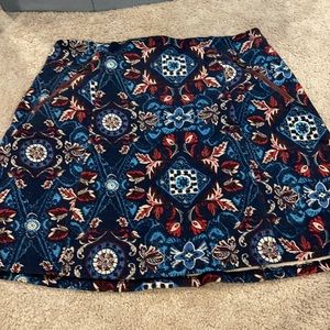 Soft cotton mini skirt